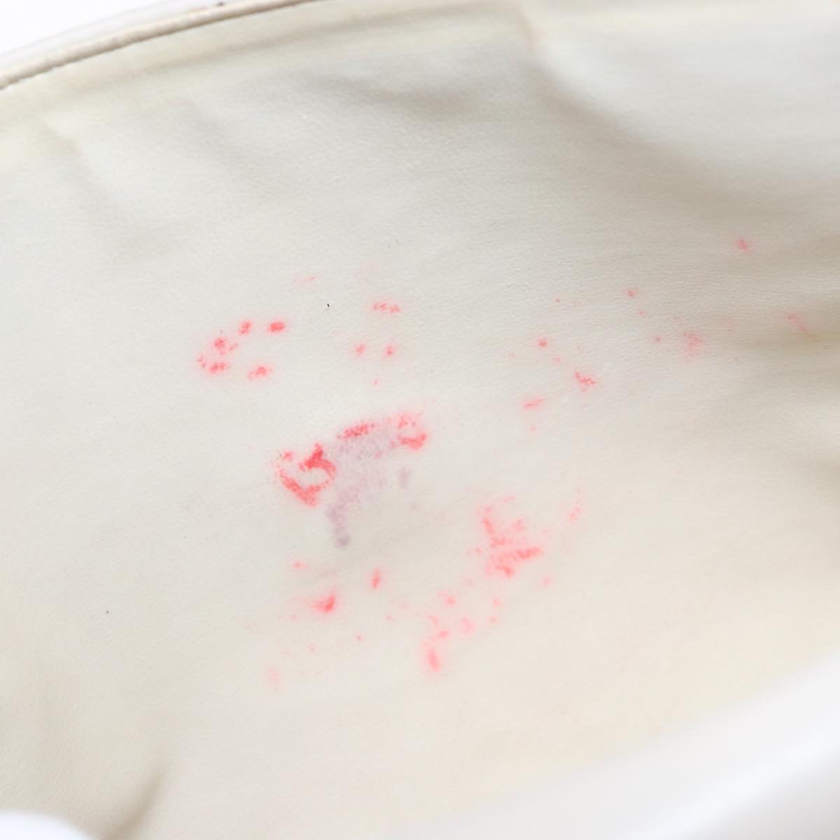 CELINE Hand Bag Leather Beige Auth bs16776