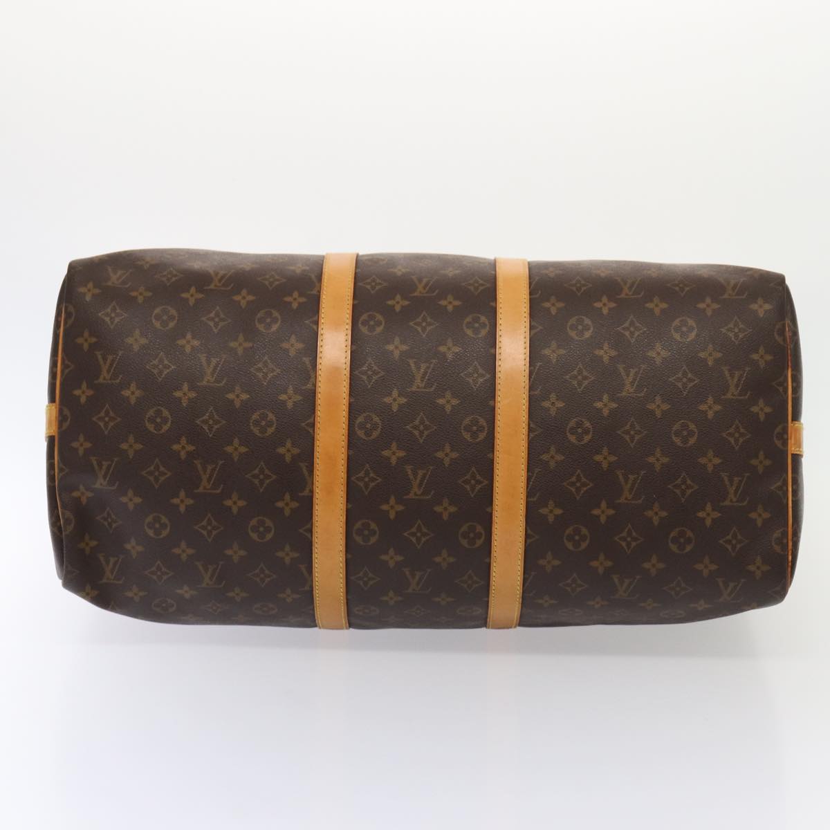 LOUIS VUITTON Monogram Keepall Bandouliere 55 Boston Bag M41414 LV Auth bs16939