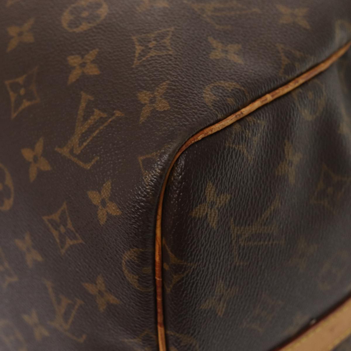 LOUIS VUITTON Monogram Keepall Bandouliere 55 Boston Bag M41414 LV Auth bs16939