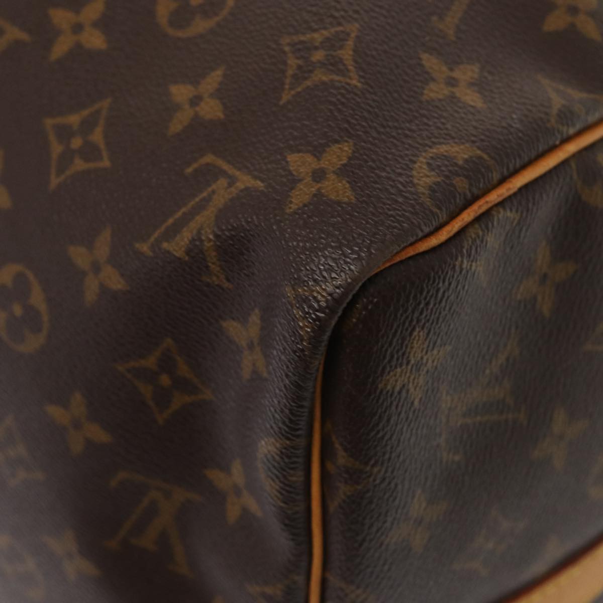 LOUIS VUITTON Monogram Keepall Bandouliere 55 Boston Bag M41414 LV Auth bs16939