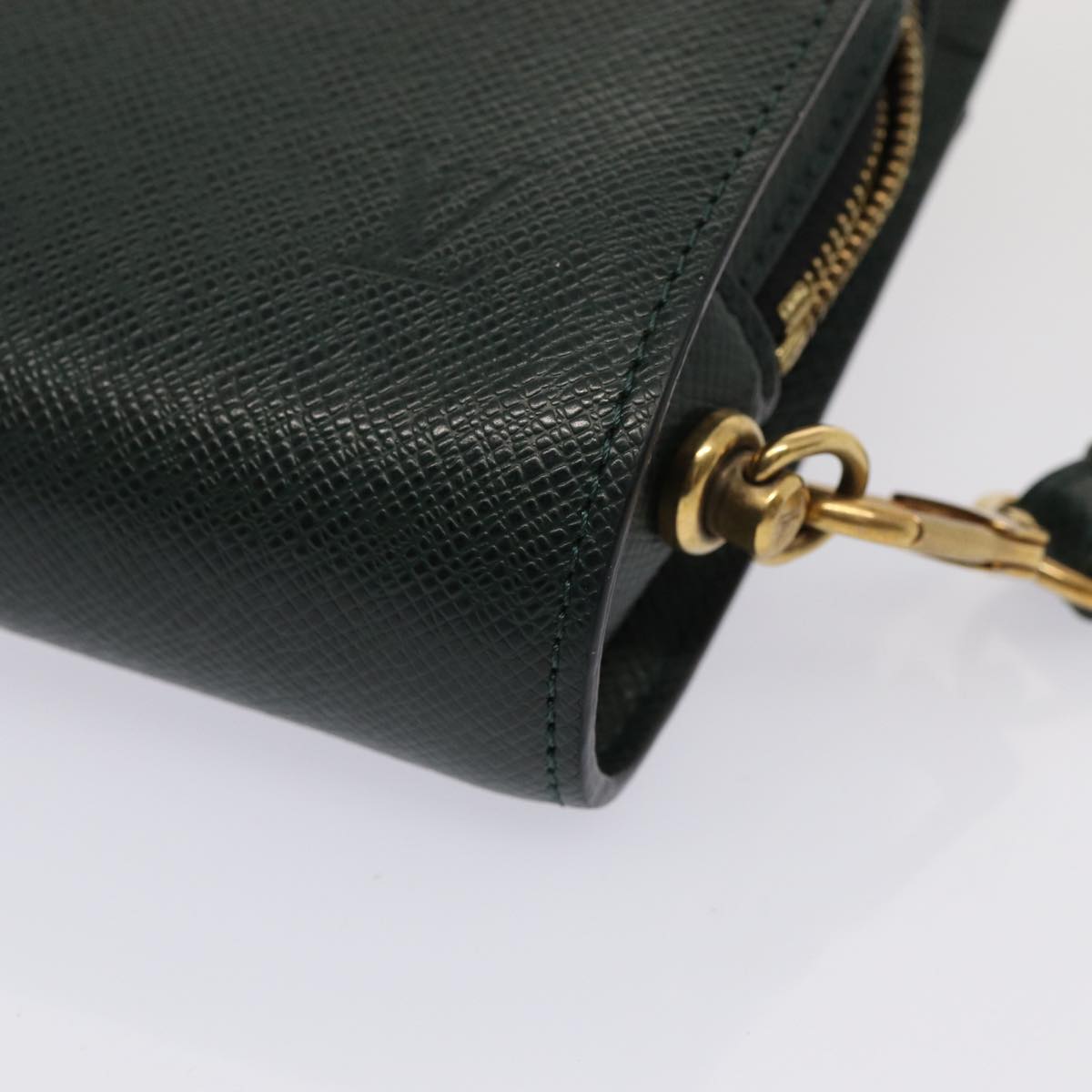 LOUIS VUITTON Taiga LV Cup Clutch Shoulder Bag 2Set Grizzly Gray LV Auth bs16969