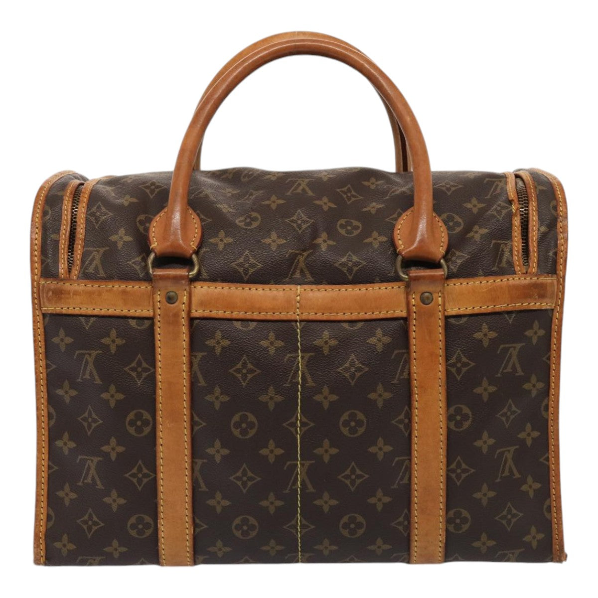 LOUIS VUITTON Monogram Sac Shan 40 Pet Carry Vintage M42024 LV Auth bs16971
