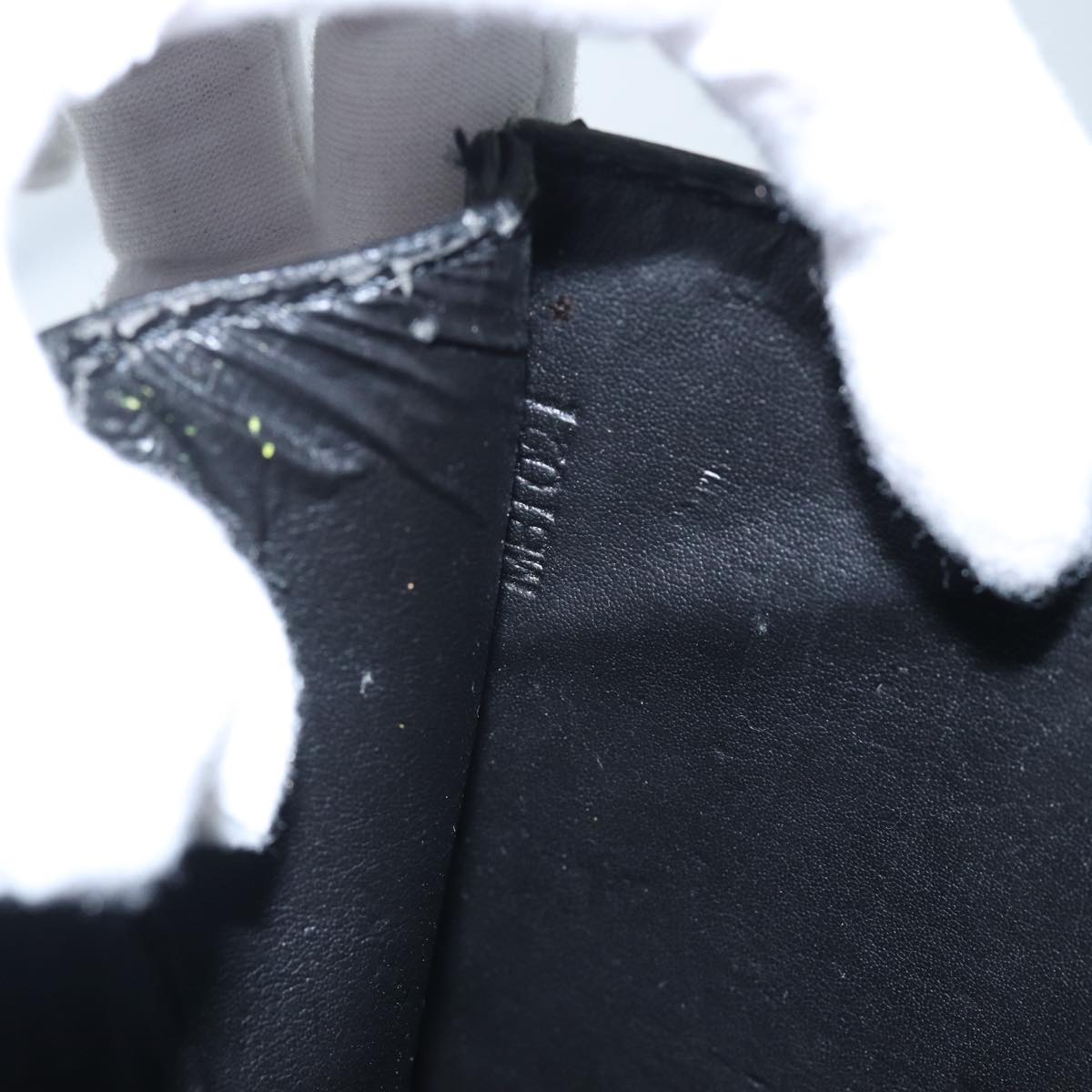 LOUIS VUITTON Taiga Serviette Kazan Business Bag Ardoise M30802 LV Auth bs17033