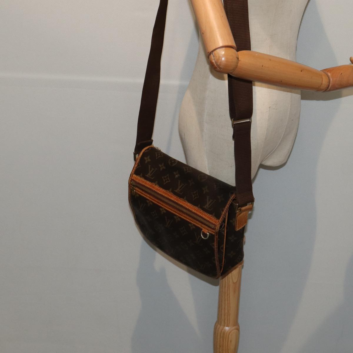 LOUIS VUITTON Monogram Messenger Bosphore PM Shoulder Bag M40106 LV Auth bs17078