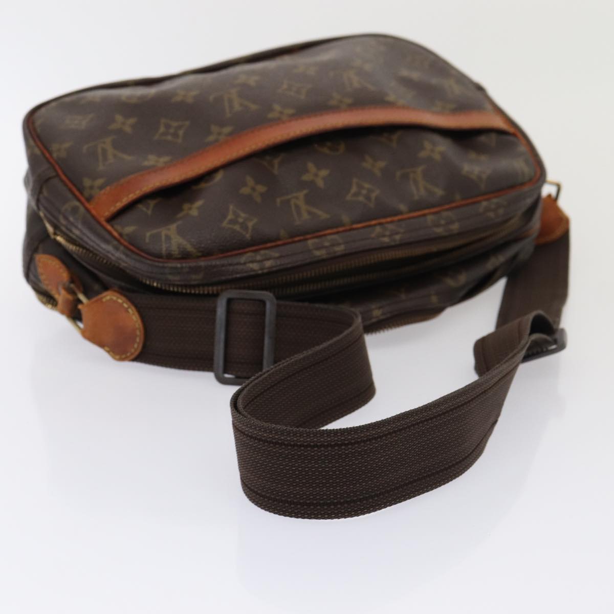 LOUIS VUITTON Monogram Reporter PM Shoulder Bag M45254 LV Auth bs17084