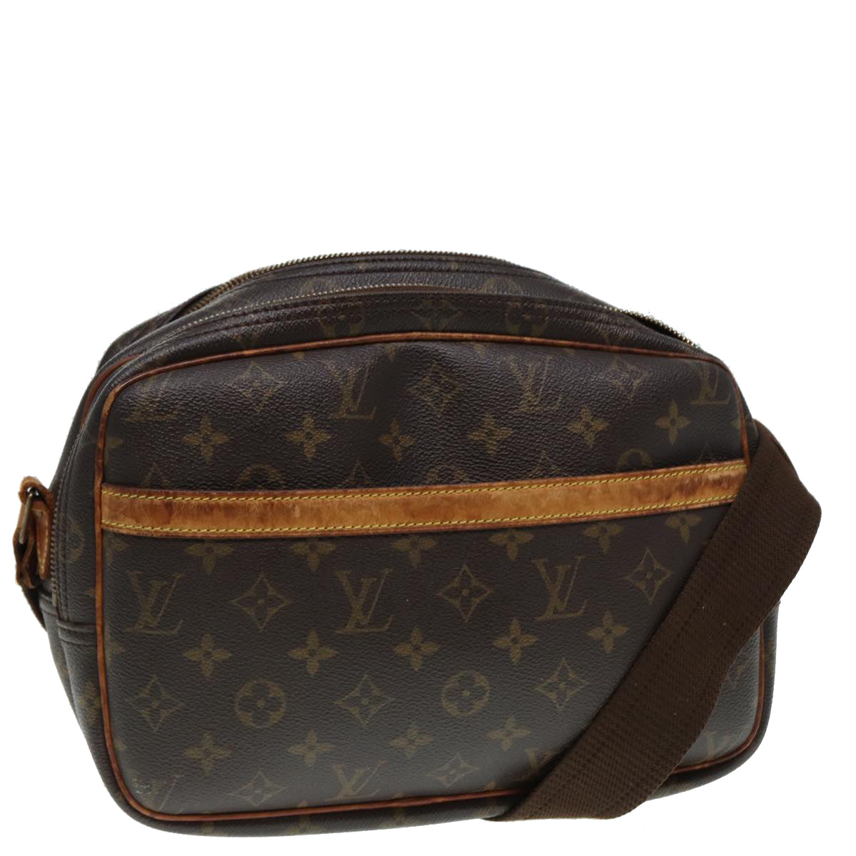 LOUIS VUITTON Monogram Reporter PM Shoulder Bag M45254 LV Auth bs17086