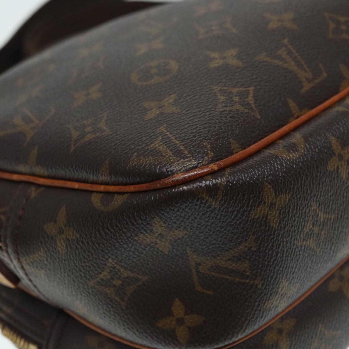 LOUIS VUITTON Monogram Reporter PM Shoulder Bag M45254 LV Auth bs17086