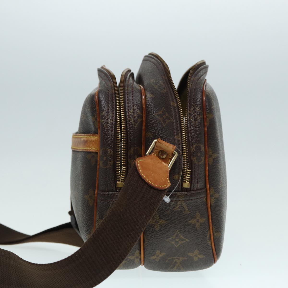 LOUIS VUITTON Monogram Reporter PM Shoulder Bag M45254 LV Auth bs17086