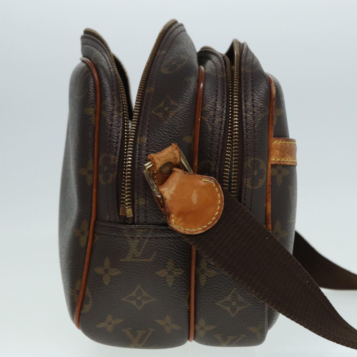 LOUIS VUITTON Monogram Reporter PM Shoulder Bag M45254 LV Auth bs17086