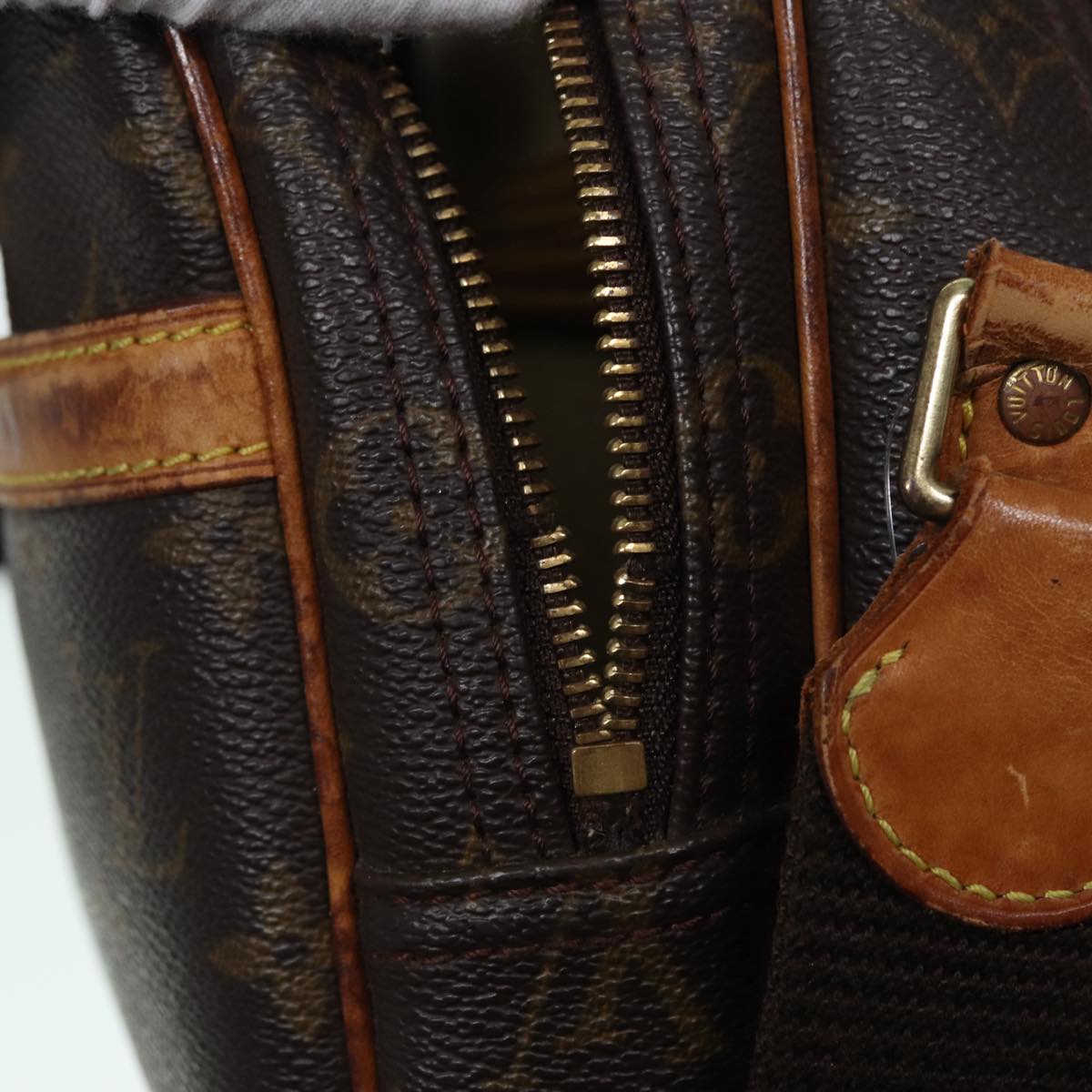 LOUIS VUITTON Monogram Reporter PM Shoulder Bag M45254 LV Auth bs17086