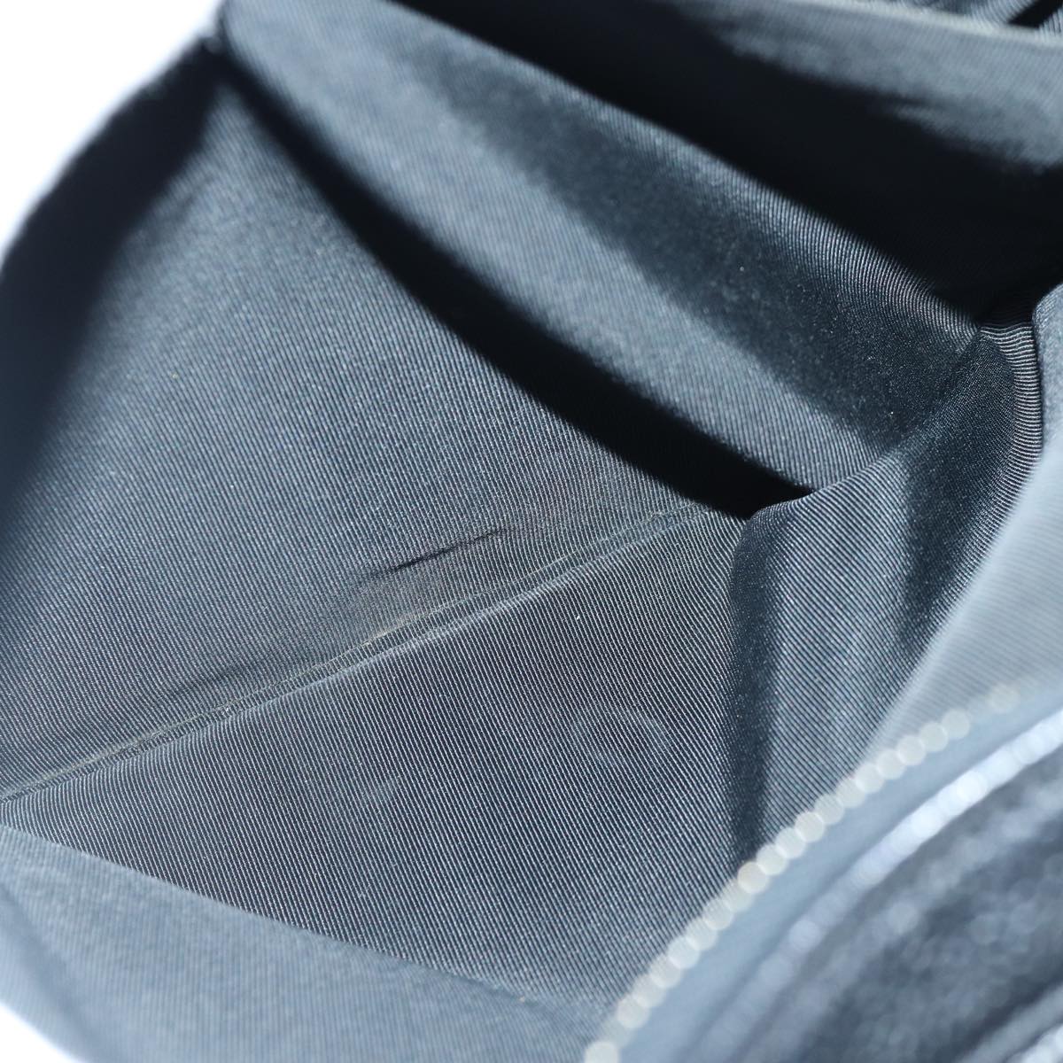 CHANEL Matelasse Hand Bag Calf Skin Black Silver CC Auth bs17167