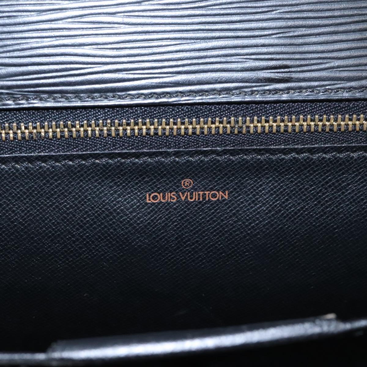 LOUIS VUITTON Epi Serviette Conseiller Briefcase Black M54422 LV Auth bs17184