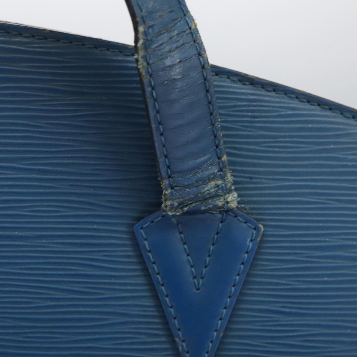 LOUIS VUITTON Epi Saint Jacques Shopping Shoulder Bag Blue M52275 Auth bs17203