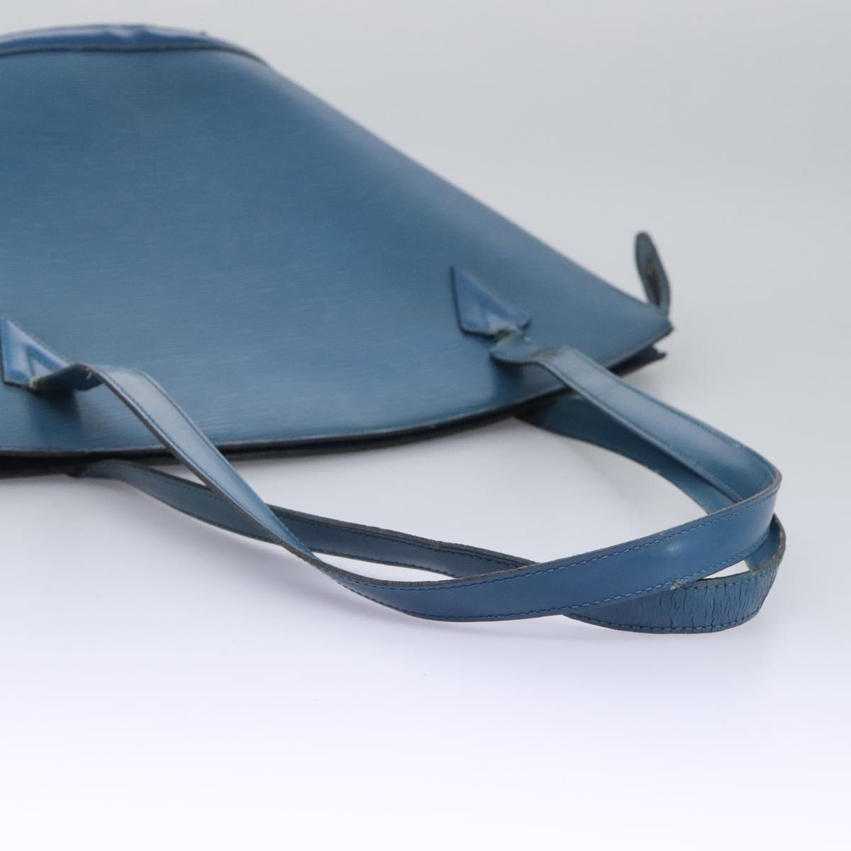 LOUIS VUITTON Epi Saint Jacques Shopping Shoulder Bag Blue M52275 Auth bs17203