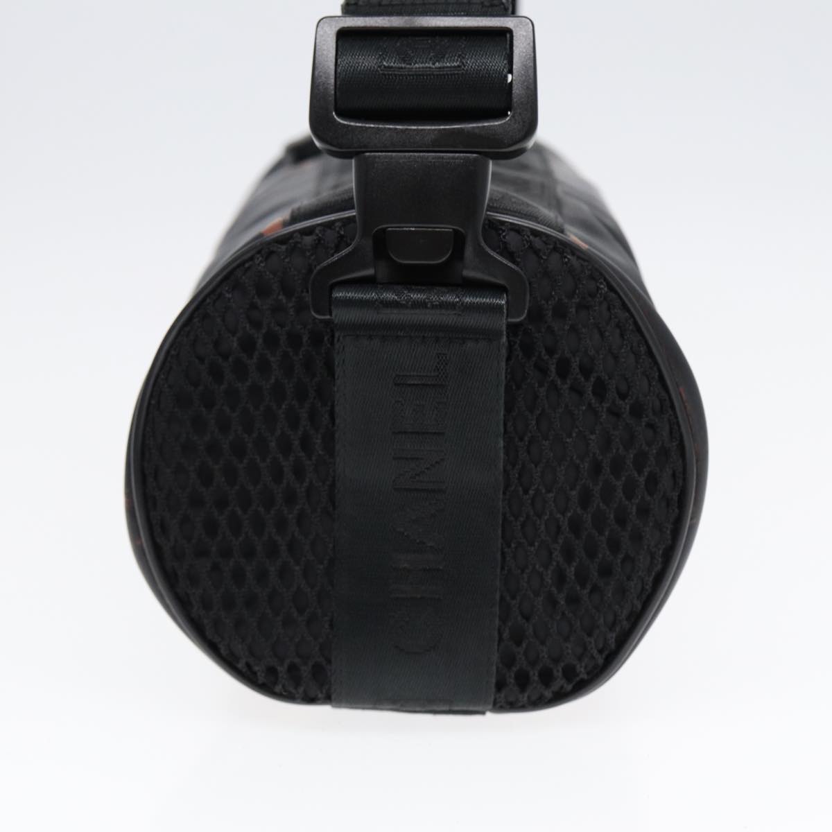 CHANEL Sports Line Shoulder Bag Nylon Black CC Auth bs17222