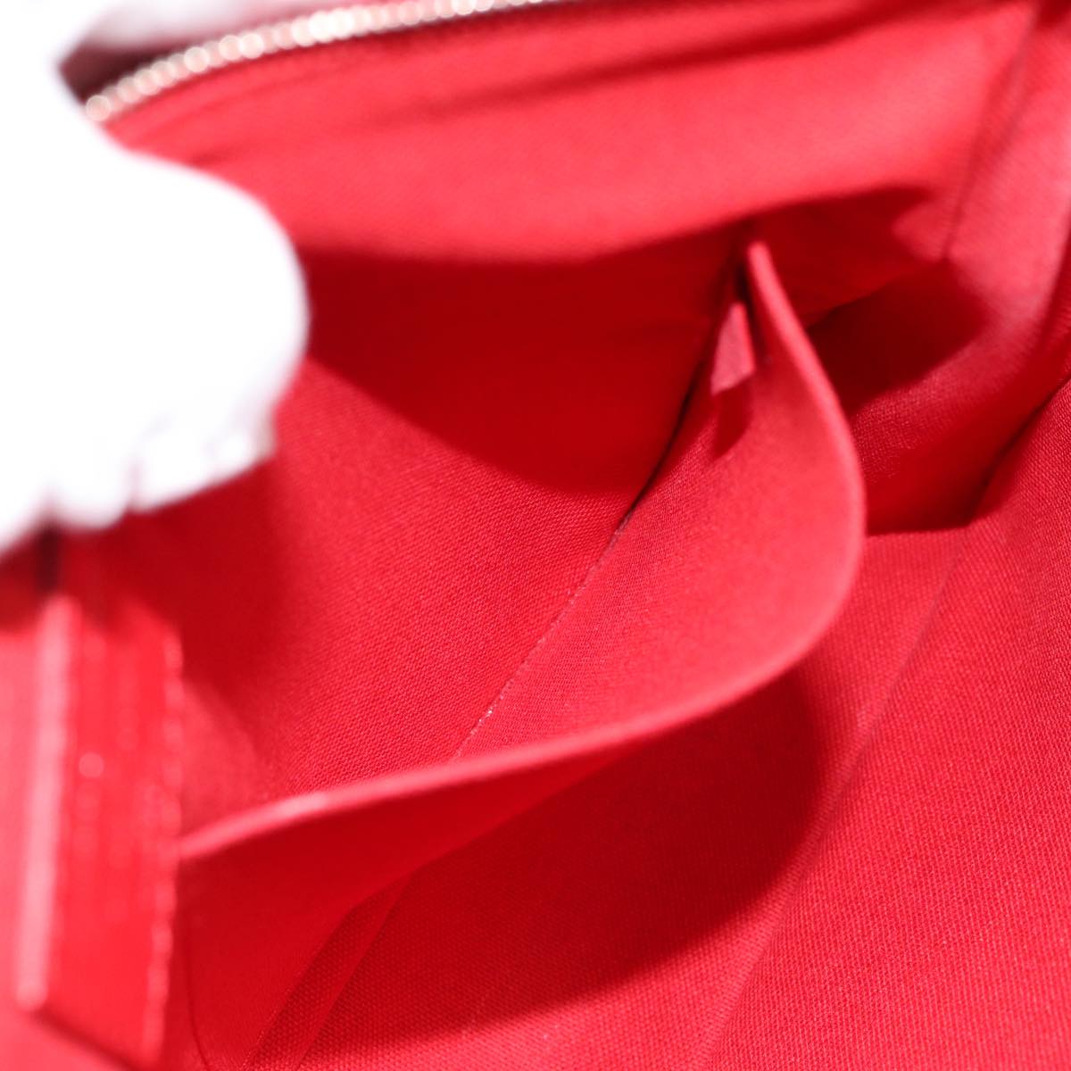 LOUIS VUITTON Parnasea Esan Ciel Shoulder Bag Leather Red M94448 LV Auth bs17244