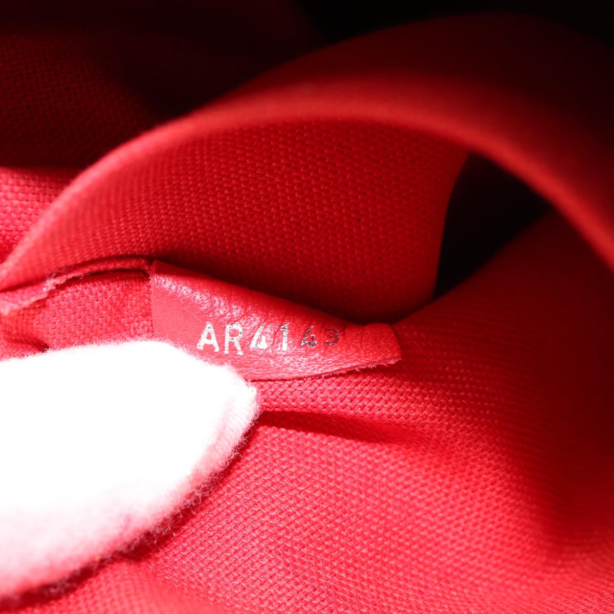 LOUIS VUITTON Parnasea Esan Ciel Shoulder Bag Leather Red M94448 LV Auth bs17244