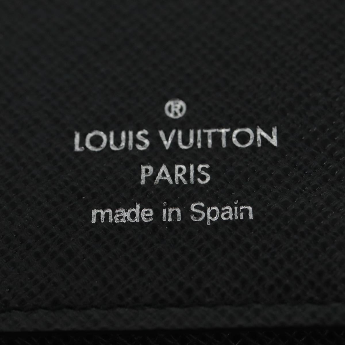 LOUIS VUITTON Taiga Zippy WalletVertical Long Wallet Ardoise M32822 Auth bs17252