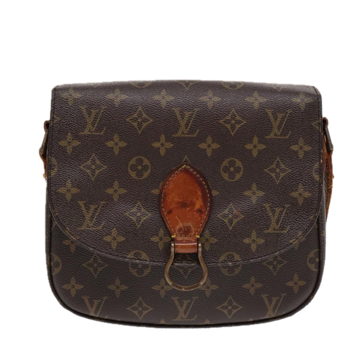 LOUIS VUITTON Monogram Saint Cloud GM Shoulder Bag M51242 LV Auth bs17267
