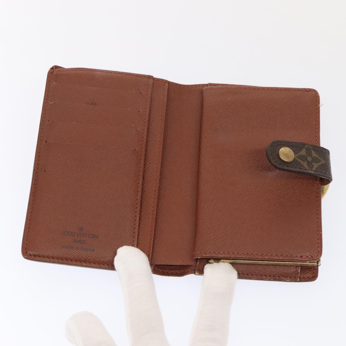 LOUIS VUITTON Monogram Portefeuille Viennois Bifold Wallet M61674 Auth bs17396