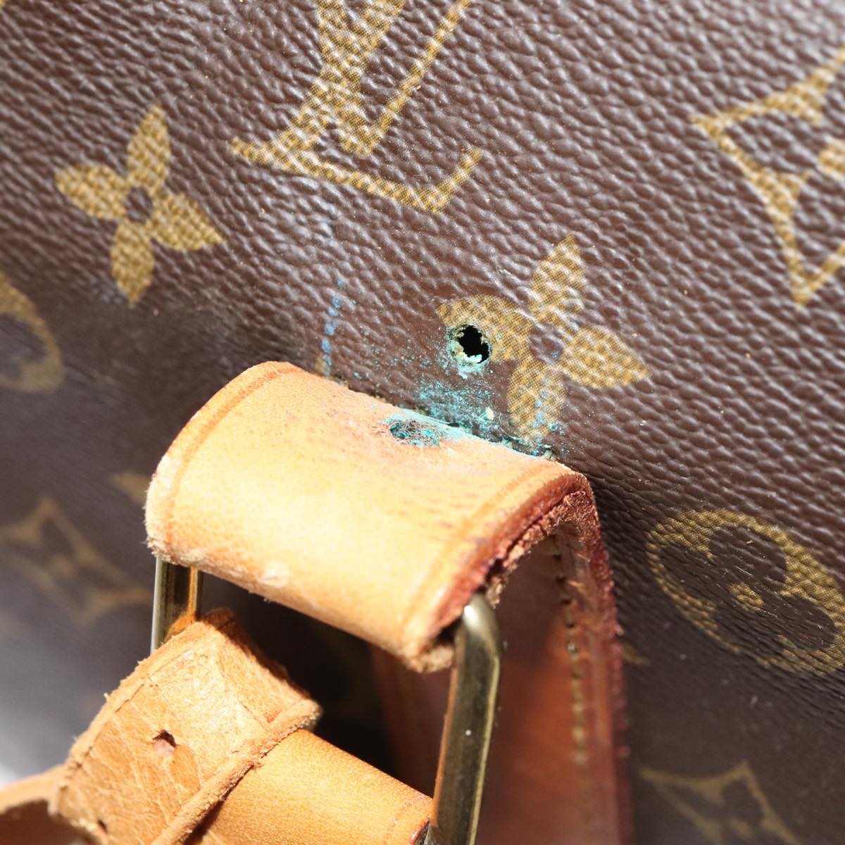 LOUIS VUITTON Monogram Sac 48 Heures Boston Bag M41383 LV Auth bs17416