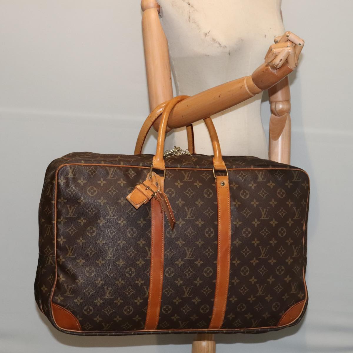 LOUIS VUITTON Monogram Sac 48 Heures Boston Bag M41383 LV Auth bs17416