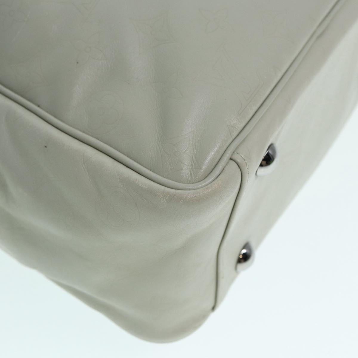 LOUIS VUITTON Monogram Difference Clarkson Bag White M92358 LV Auth bs17544