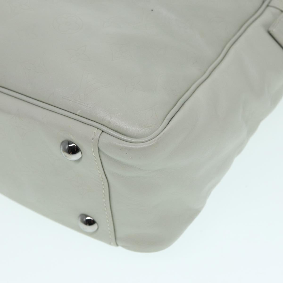 LOUIS VUITTON Monogram Difference Clarkson Bag White M92358 LV Auth bs17544