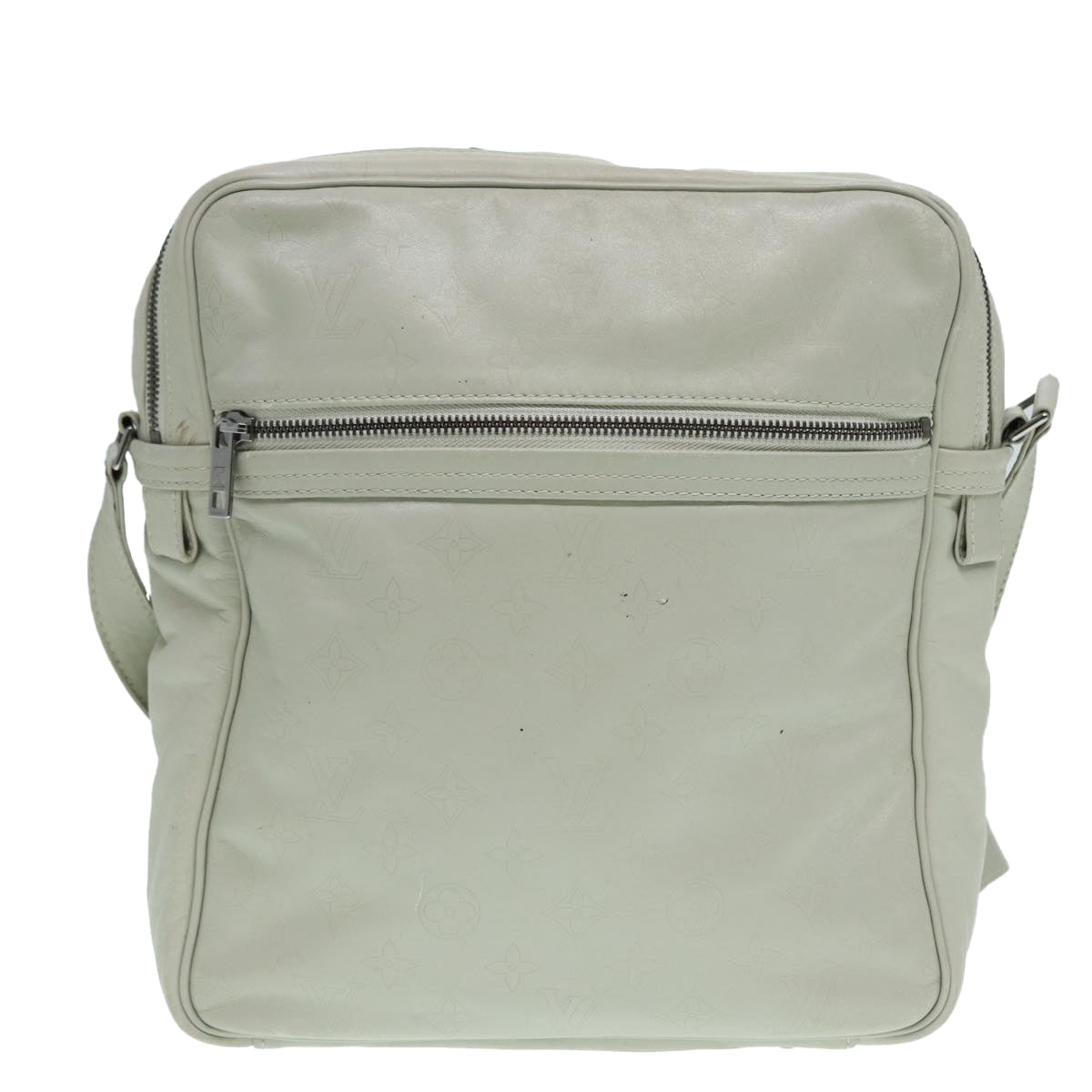 LOUIS VUITTON Monogram Difference Clarkson Bag White M92358 LV Auth bs17544