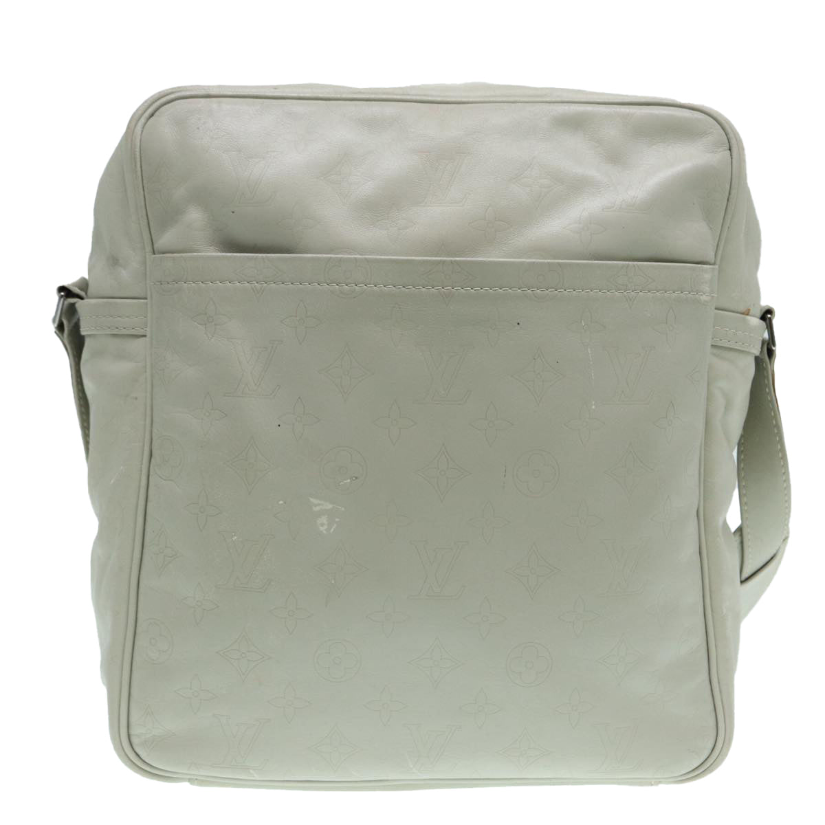 LOUIS VUITTON Monogram Difference Clarkson Bag White M92358 LV Auth bs17544