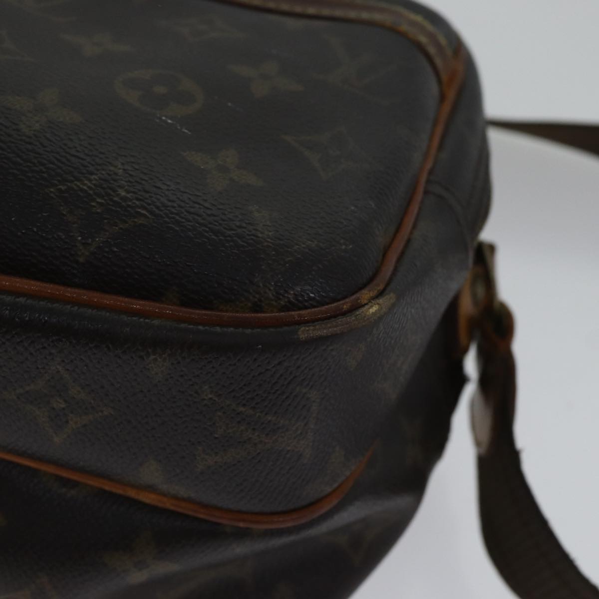 LOUIS VUITTON Monogram Reporter PM Shoulder Bag M45254 LV Auth bs17621