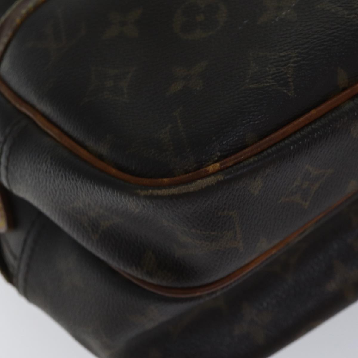 LOUIS VUITTON Monogram Reporter PM Shoulder Bag M45254 LV Auth bs17621