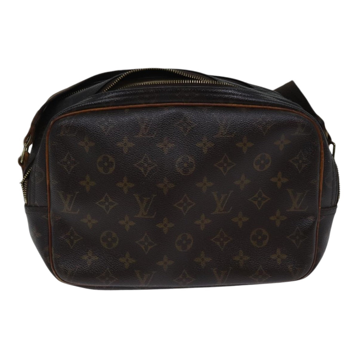 LOUIS VUITTON Monogram Reporter PM Shoulder Bag M45254 LV Auth bs17621