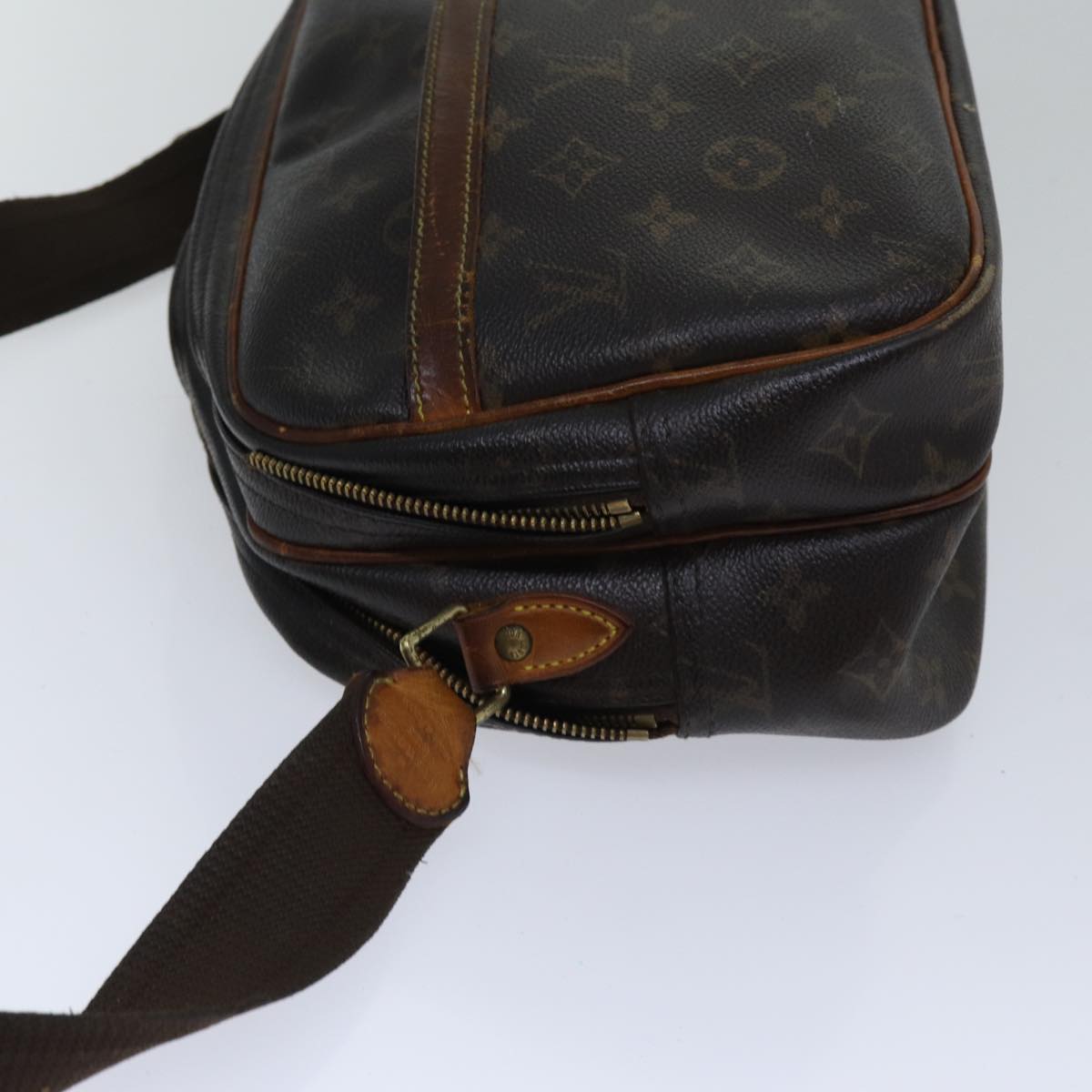 LOUIS VUITTON Monogram Reporter PM Shoulder Bag M45254 LV Auth bs17621