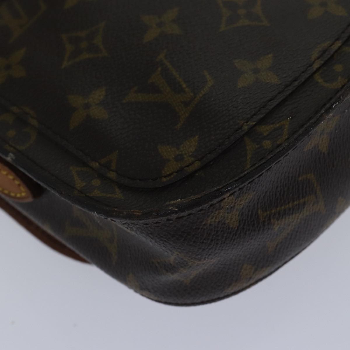 LOUIS VUITTON Monogram Saint Cloud PM Shoulder Bag M51244 LV Auth bs17627