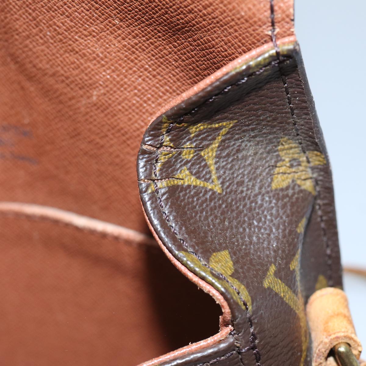 LOUIS VUITTON Monogram Saint Cloud PM Shoulder Bag M51244 LV Auth bs17627