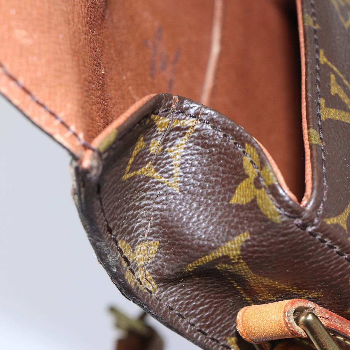 LOUIS VUITTON Monogram Saint Cloud PM Shoulder Bag M51244 LV Auth bs17627