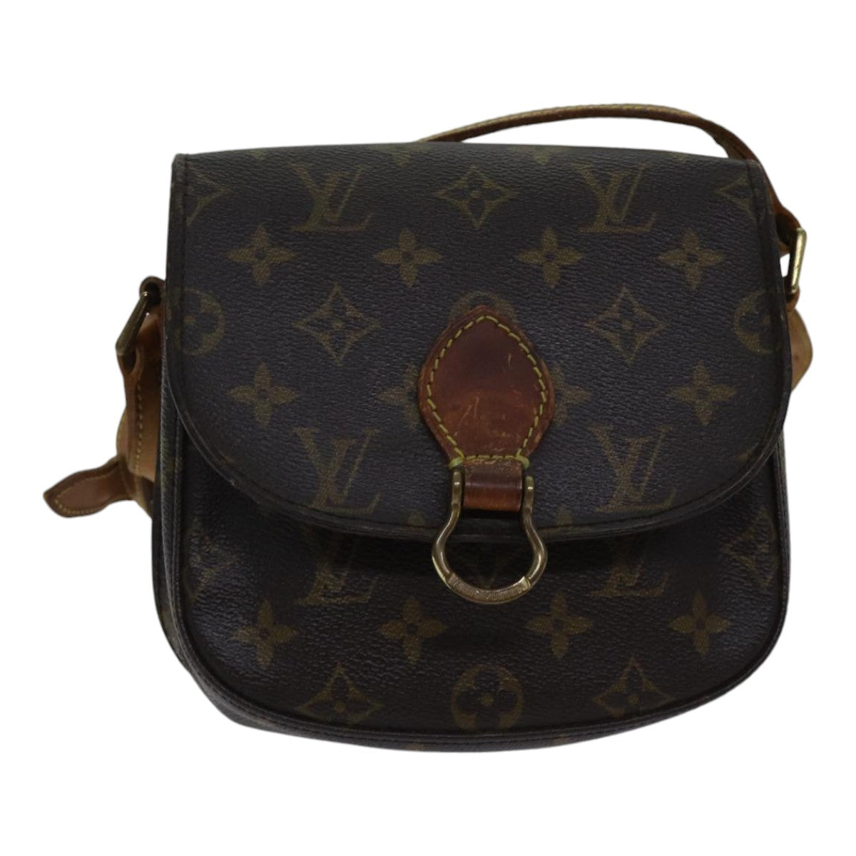 LOUIS VUITTON Monogram Saint Cloud PM Shoulder Bag M51244 LV Auth bs17627