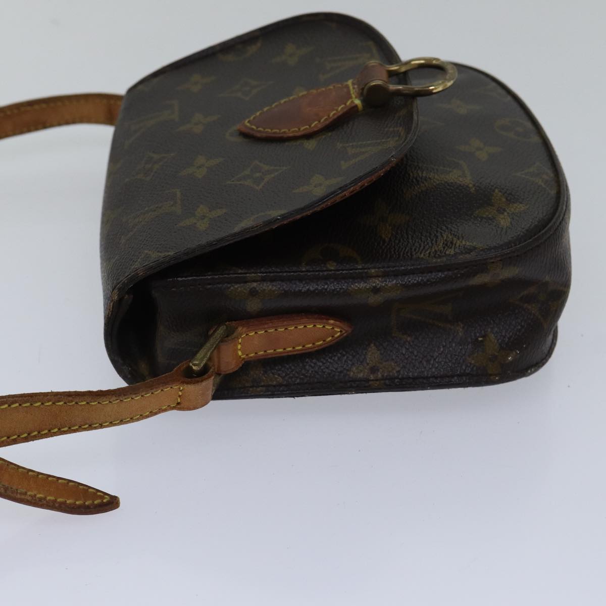 LOUIS VUITTON Monogram Saint Cloud PM Shoulder Bag M51244 LV Auth bs17627