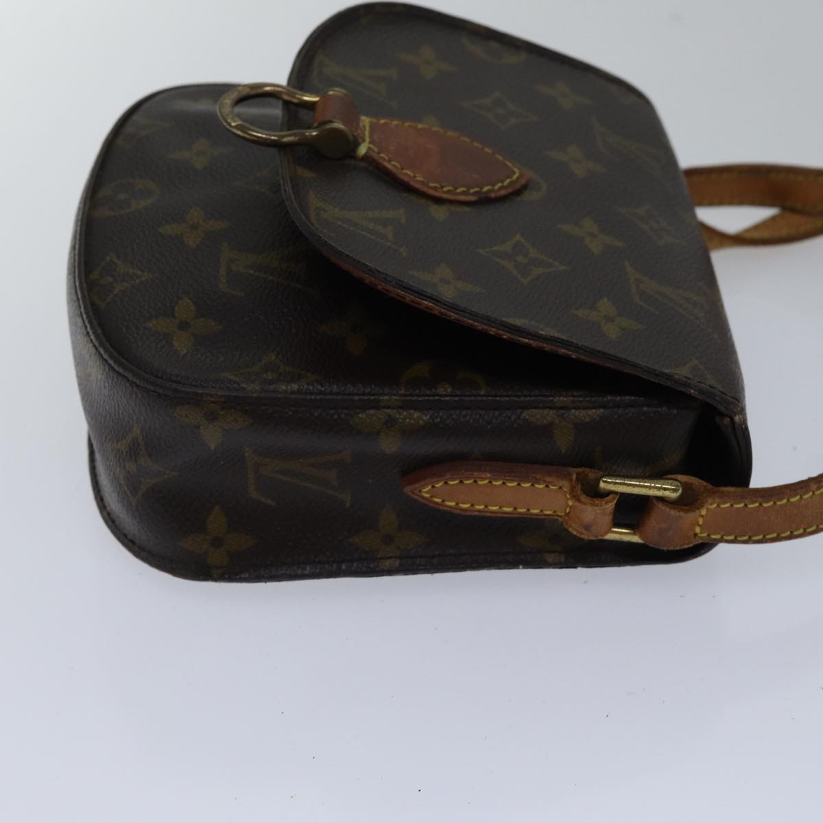 LOUIS VUITTON Monogram Saint Cloud PM Shoulder Bag M51244 LV Auth bs17627