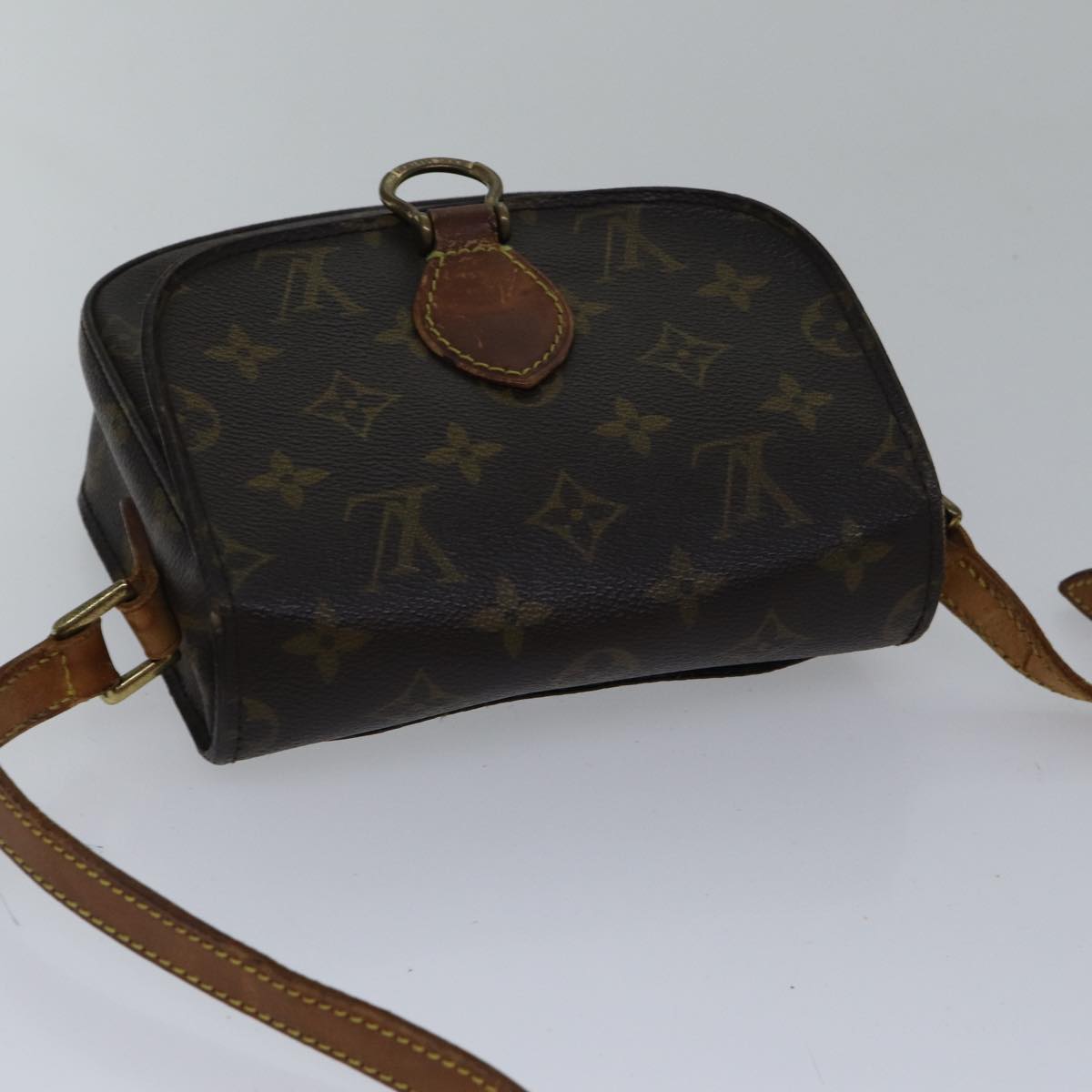 LOUIS VUITTON Monogram Saint Cloud PM Shoulder Bag M51244 LV Auth bs17627