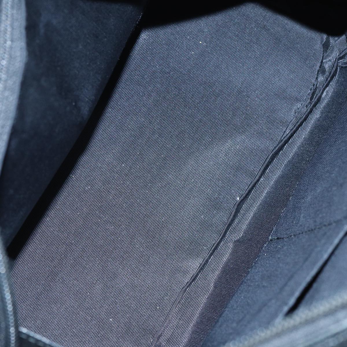 BURBERRY Nova Check Hand Bag Canvas Beige Silver Auth bs17636