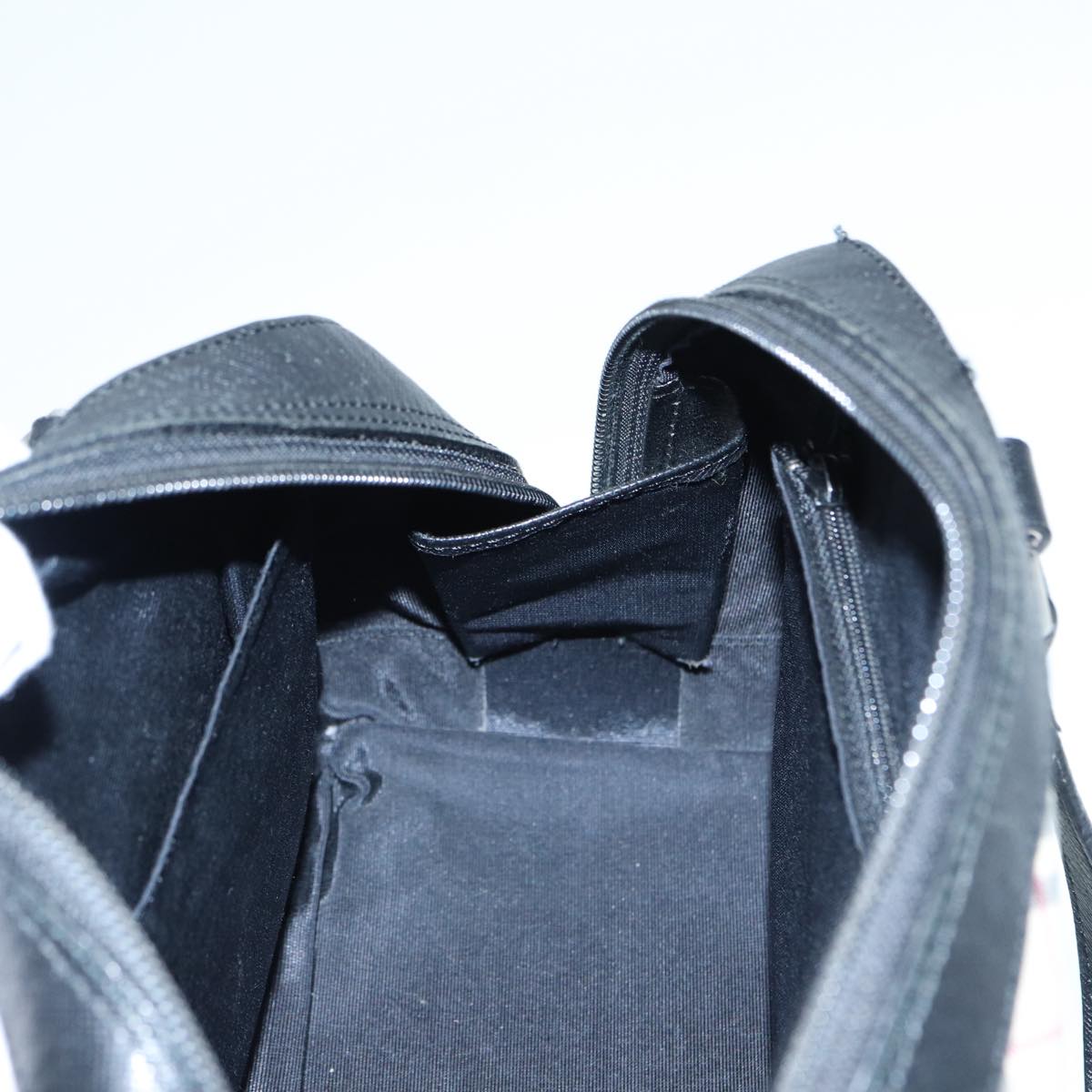 BURBERRY Nova Check Hand Bag Canvas Beige Silver Auth bs17636