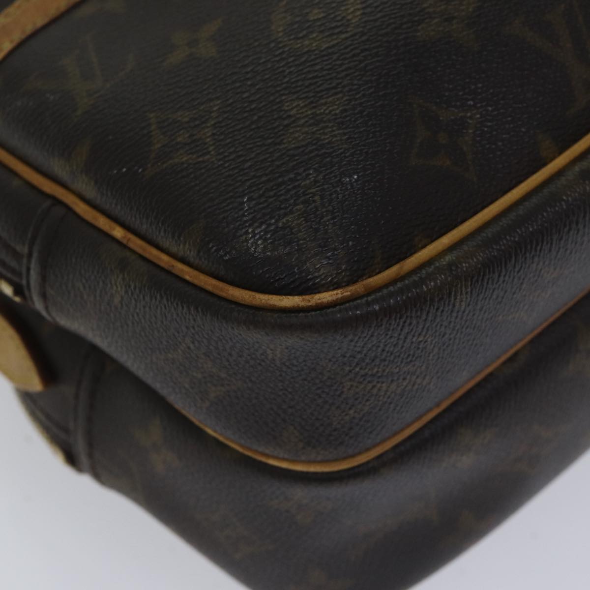 LOUIS VUITTON Monogram Reporter PM Shoulder Bag M45254 LV Auth bs17676