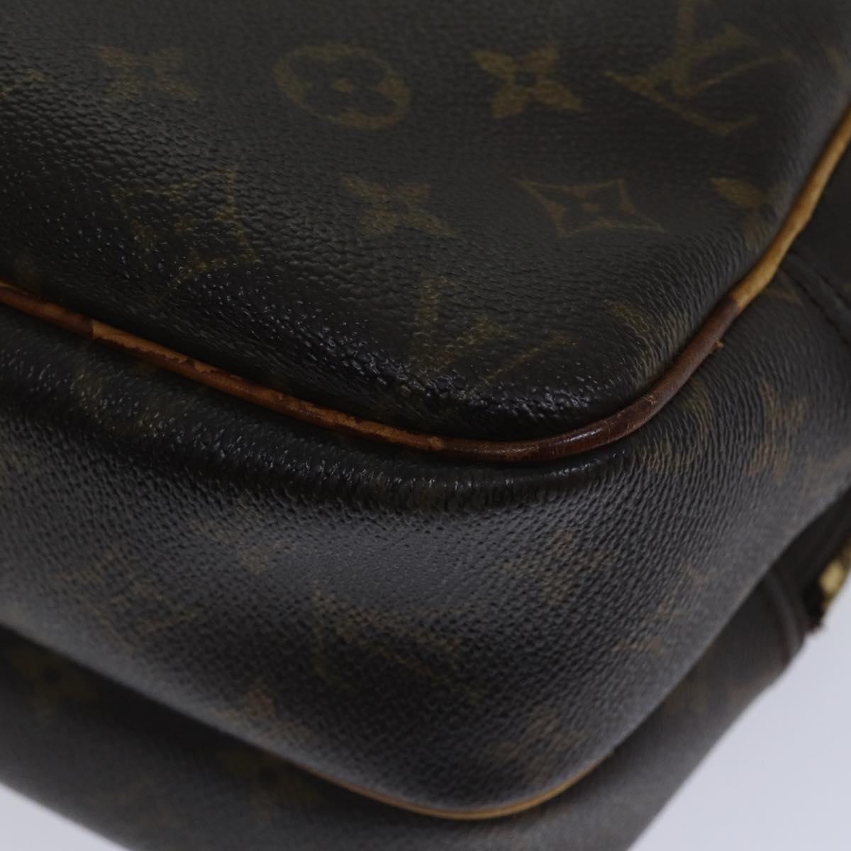 LOUIS VUITTON Monogram Reporter PM Shoulder Bag M45254 LV Auth bs17676