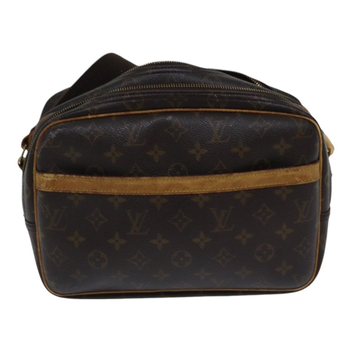 LOUIS VUITTON Monogram Reporter PM Shoulder Bag M45254 LV Auth bs17676