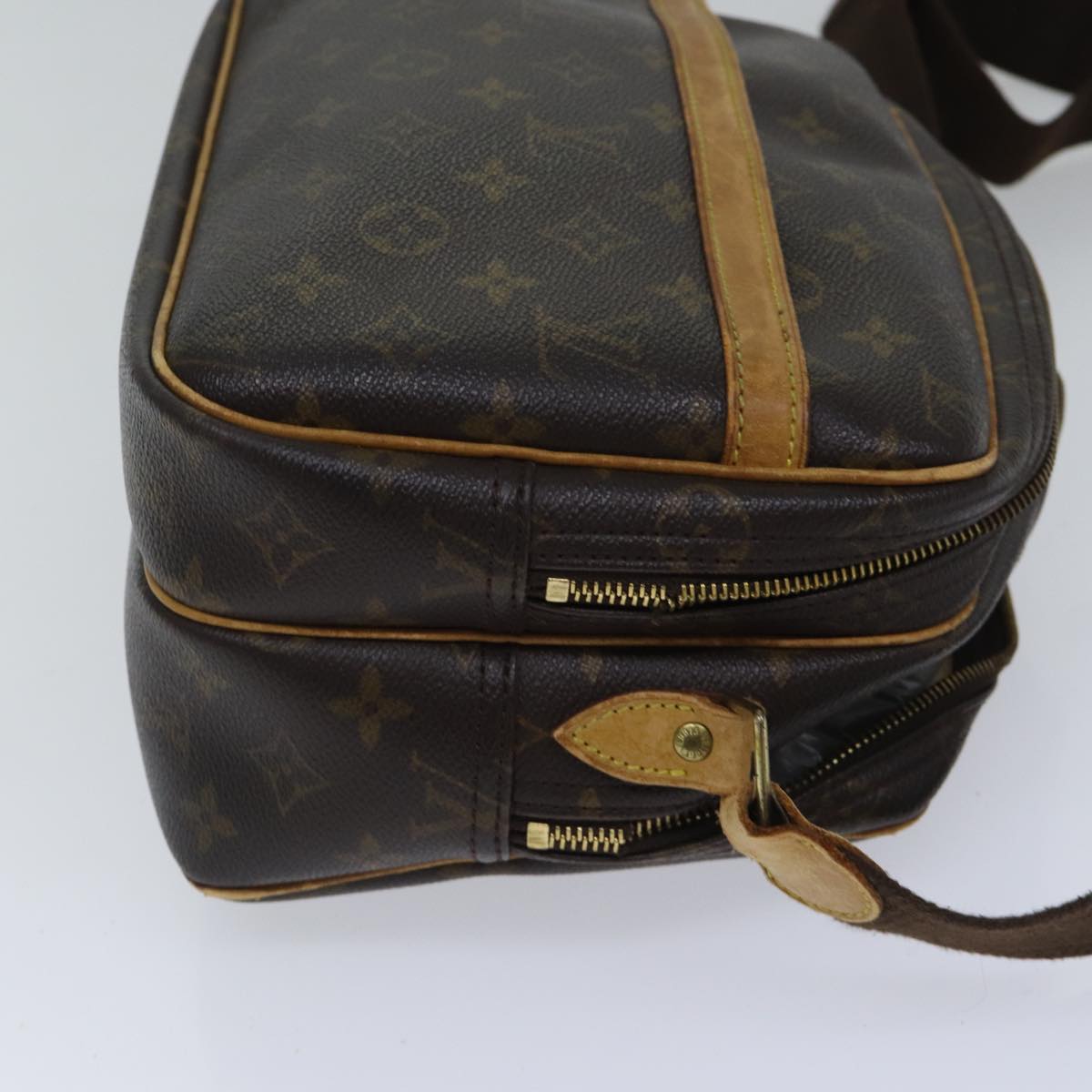 LOUIS VUITTON Monogram Reporter PM Shoulder Bag M45254 LV Auth bs17676