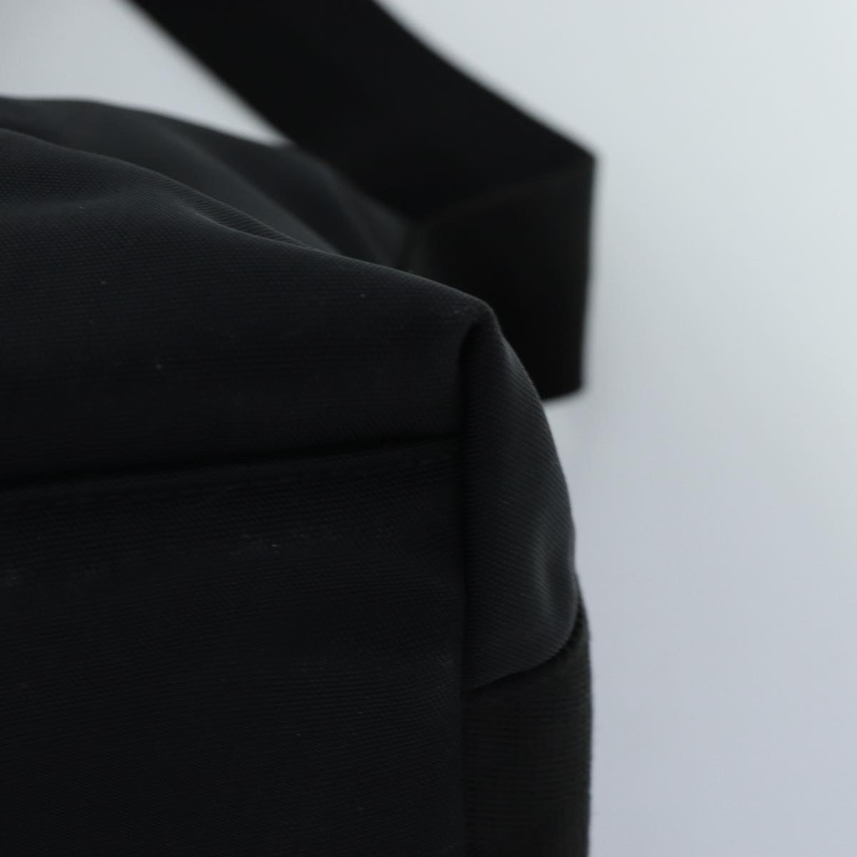 GUCCI Shoulder Bag Nylon Black Silver 122374 Auth bs17862