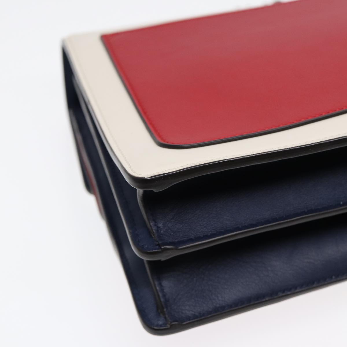 GUCCI Chain Dionysus Panther Shoulder Bag Leather Multicolor 403348 Auth bs17863V