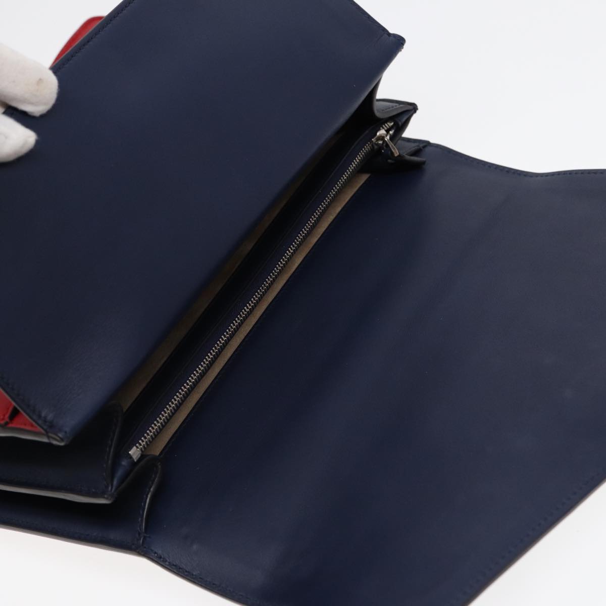 GUCCI Chain Dionysus Panther Shoulder Bag Leather Multicolor 403348 Auth bs17863V